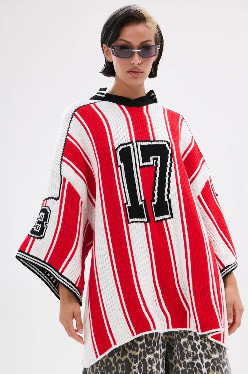 THROW SUM MO KNIT JERSEY TOP sold by AKIRA