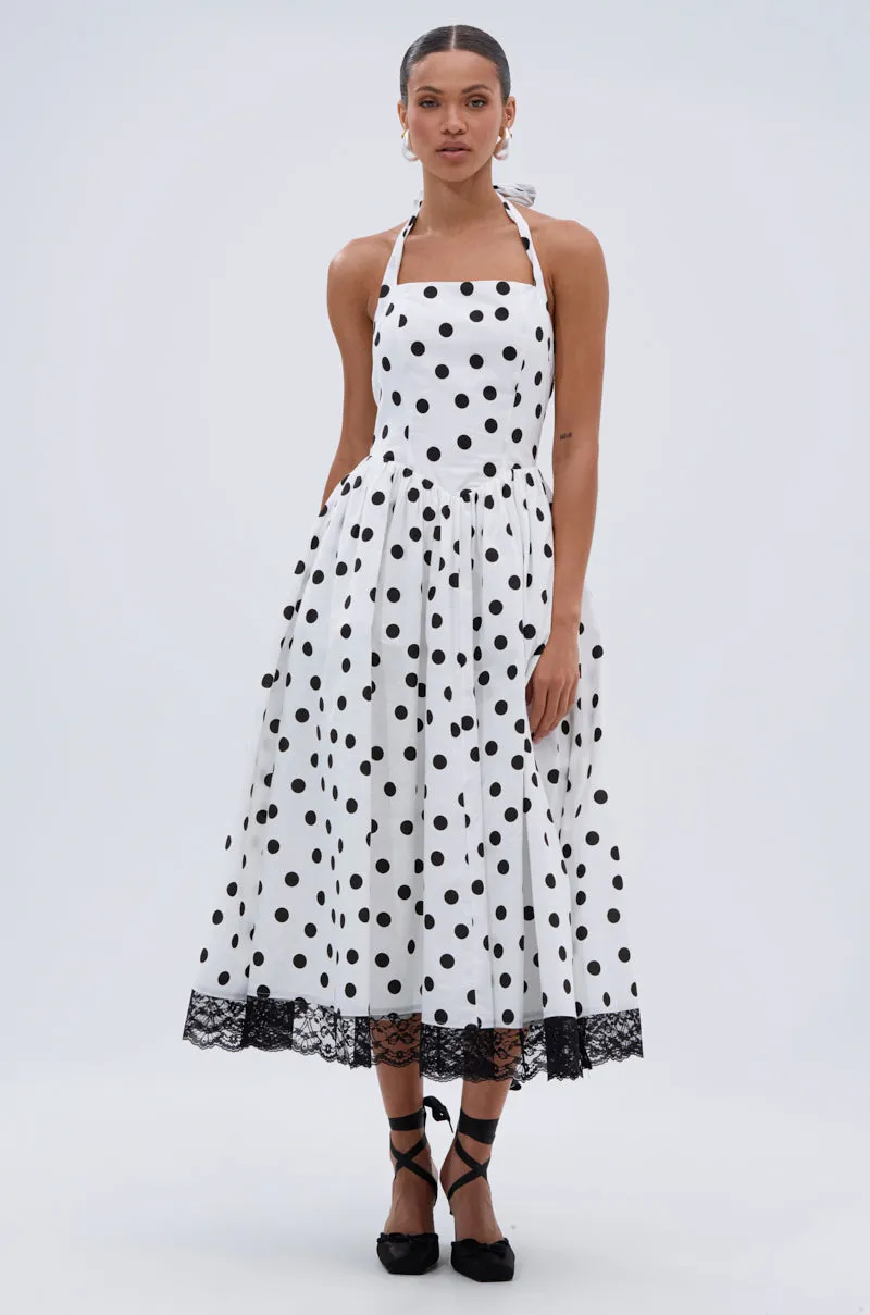 DOLLY POLKA DOT MIDI DRESS sold by AKIRA product image thumbnail 2