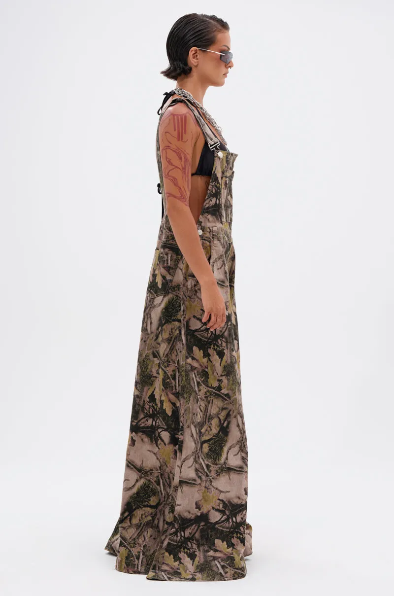 CARMINE CAMO OVERSIZED OVERALLS sold by AKIRA product image thumbnail 5