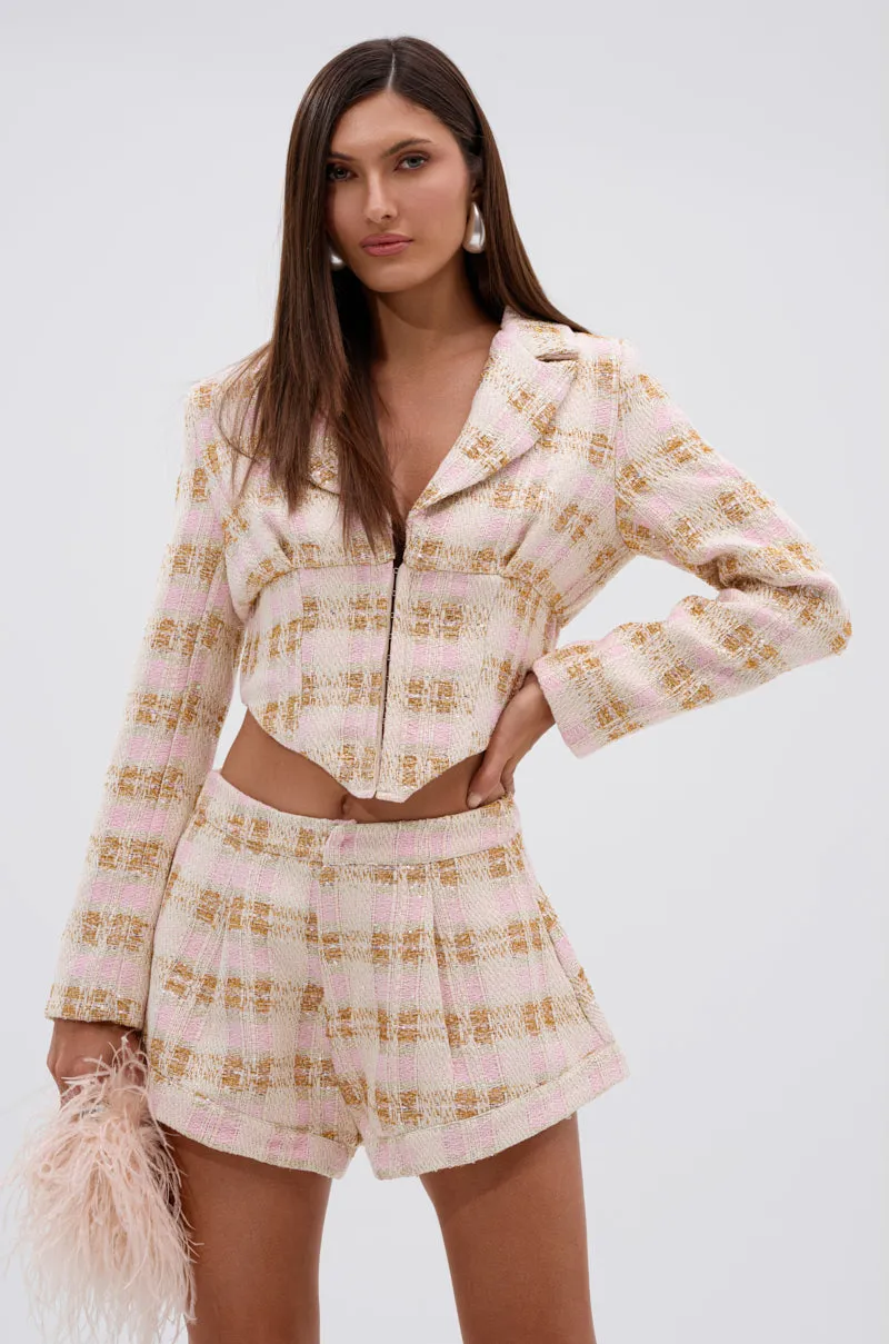 FLORENCE TWEED BLAZER sold by AKIRA product image thumbnail 2