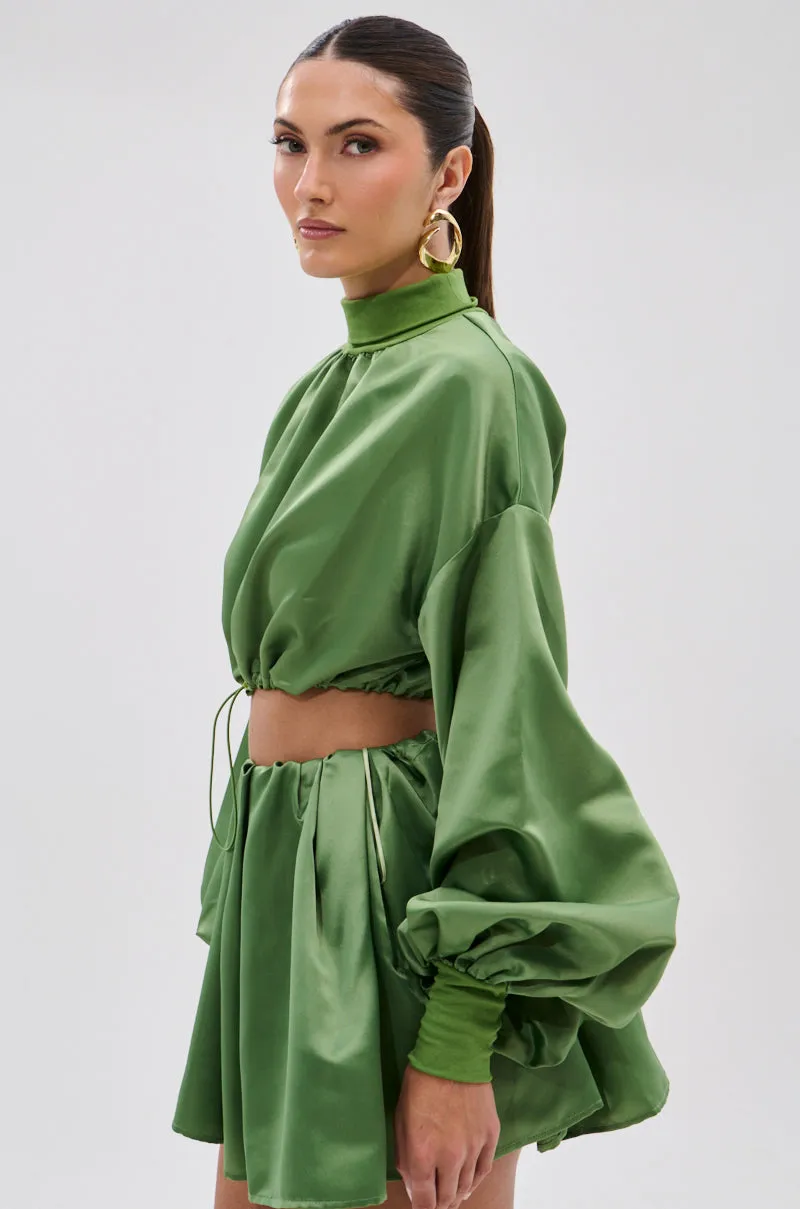 POP IT OFF TURTLENECK BLOUSE sold by AKIRA product image thumbnail 4