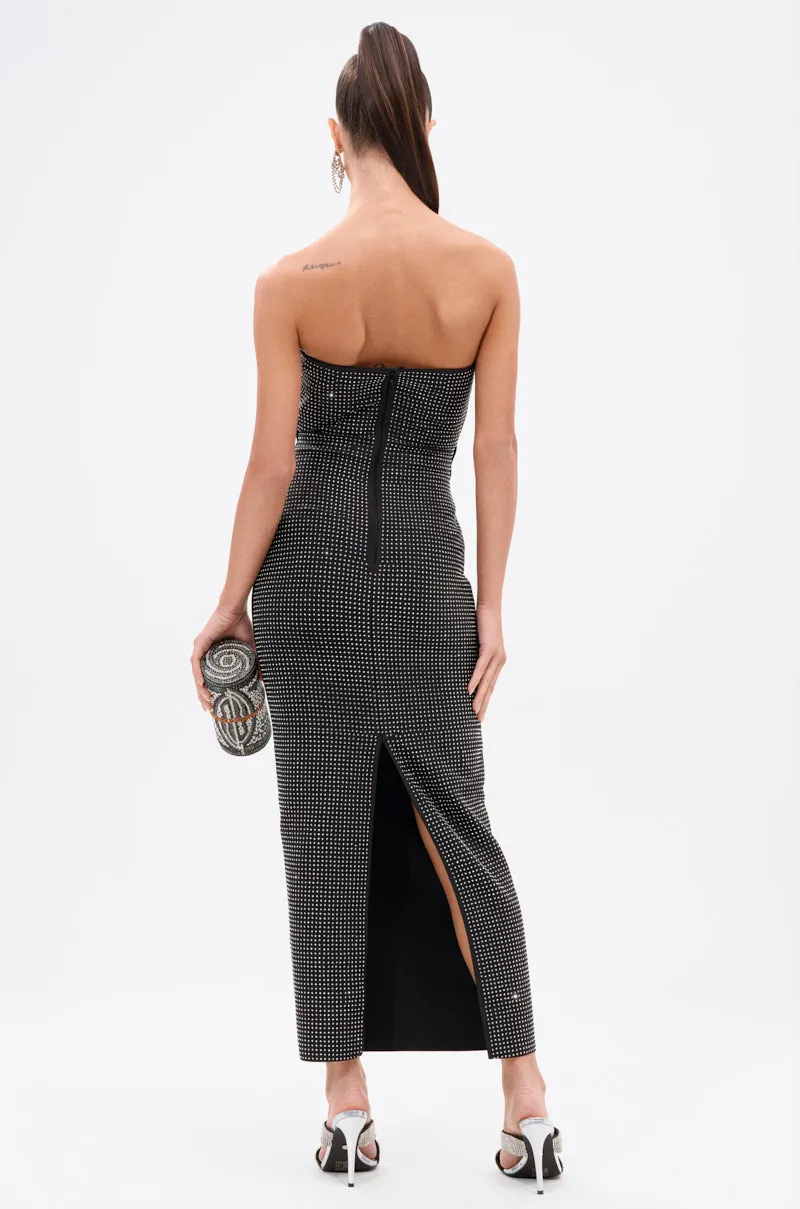 ALINA RHINESTONE MIDI DRESS sold by AKIRA product image thumbnail 5