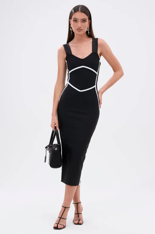 ALL ABOUT THAT BODY BANDAGE MIDI DRESS sold by AKIRA