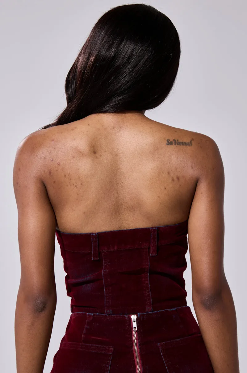 ASYMMETRIC ZIP CORSET sold by AKIRA product image thumbnail 4