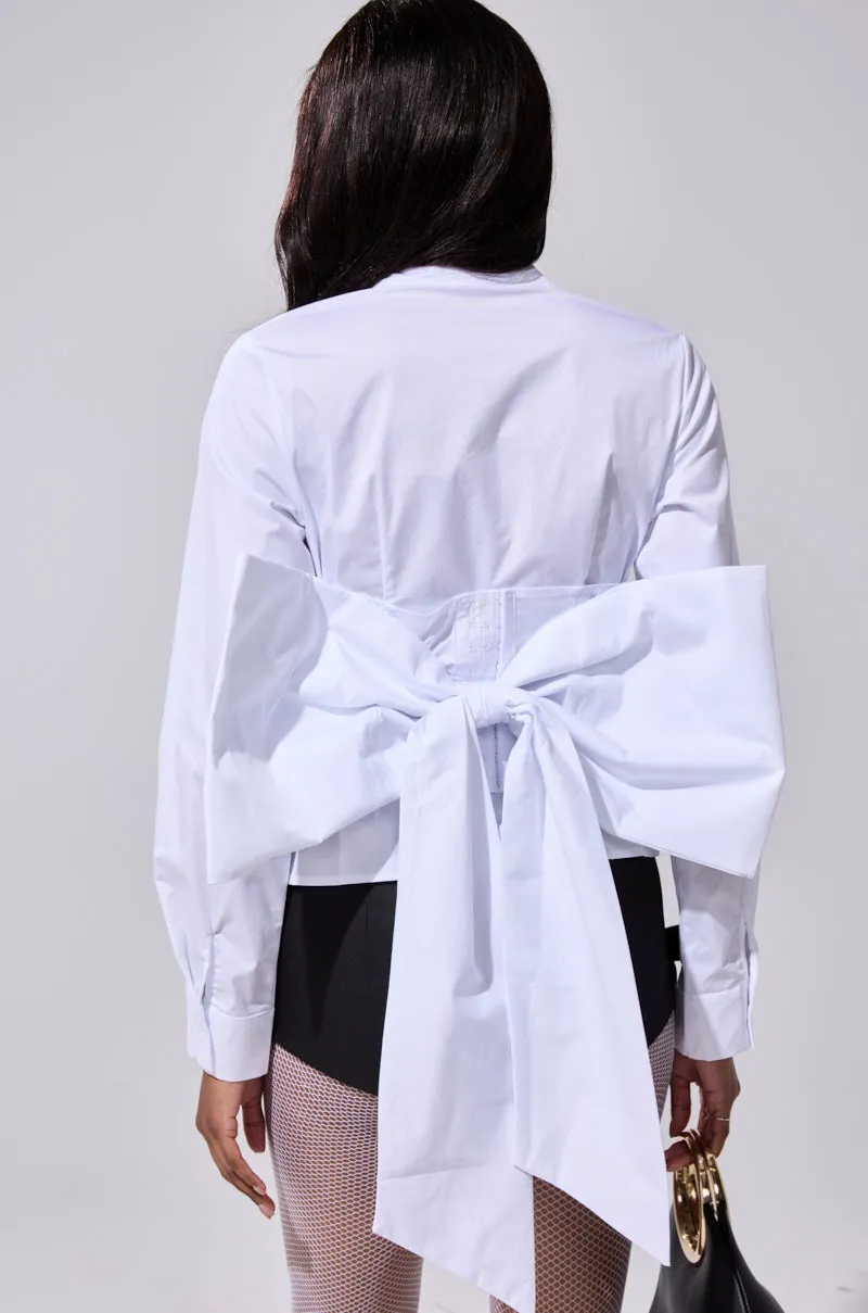 STRAIGHT TO THE POINT BUTTON DOWN sold by AKIRA product image thumbnail 5