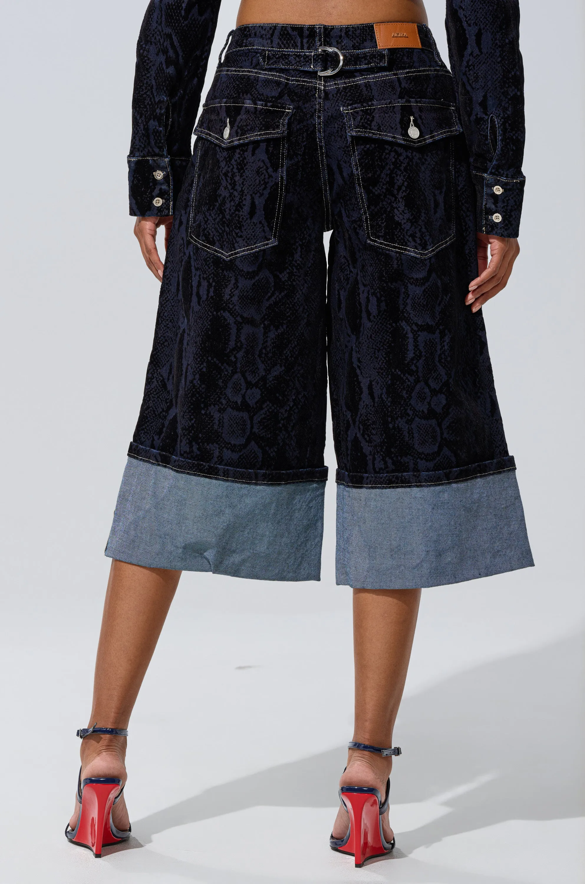 FEELS LIKE MONEY DENIM BERMUDA SHORT sold by AKIRA product image thumbnail 5