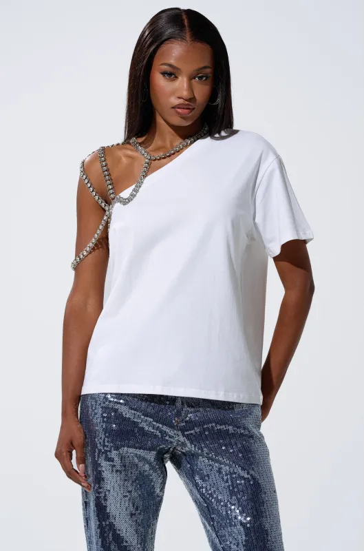 DANCING STAR OVERSIZED TEE sold by AKIRA