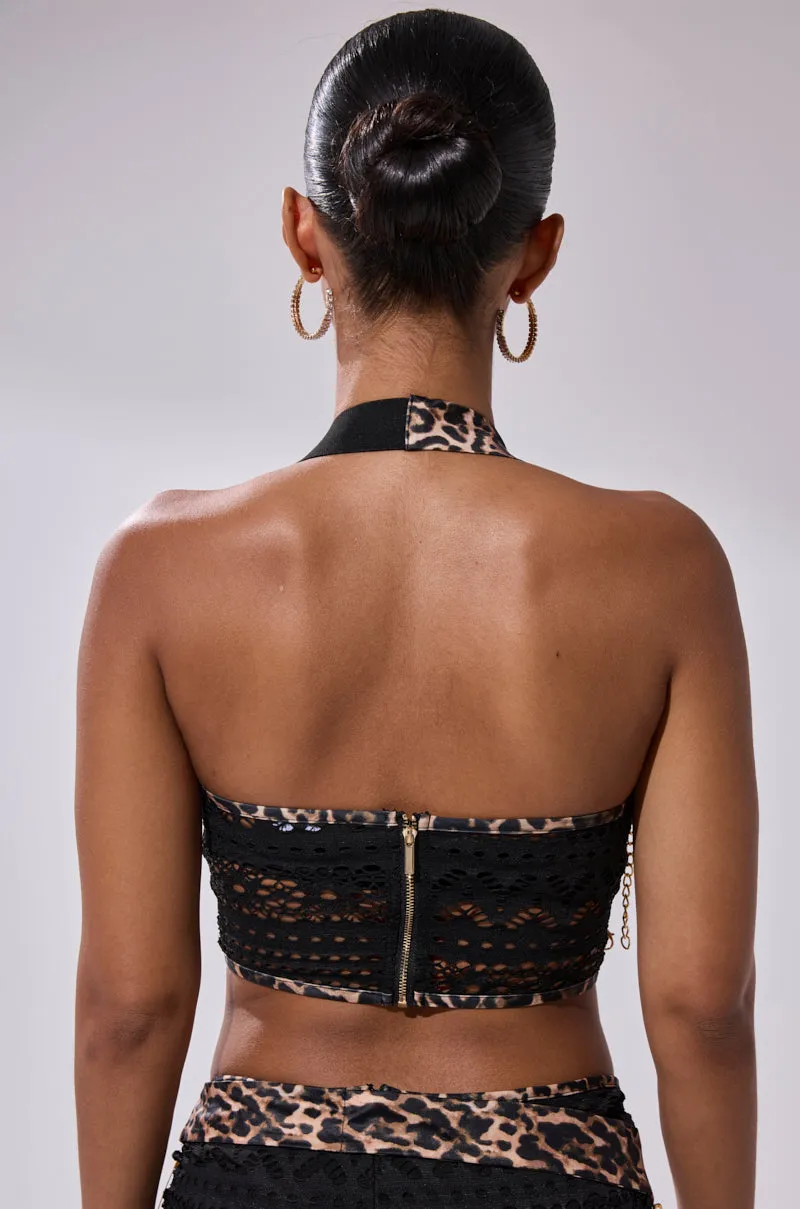 FEELING EXTRA MESH TOP WITH BEADS sold by AKIRA product image thumbnail 4