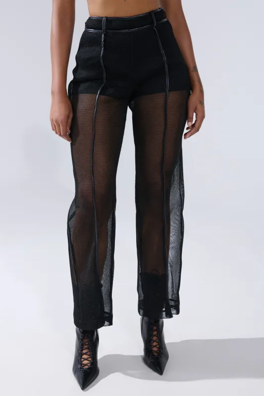 ONE TO WATCH MESH TROUSER sold by AKIRA