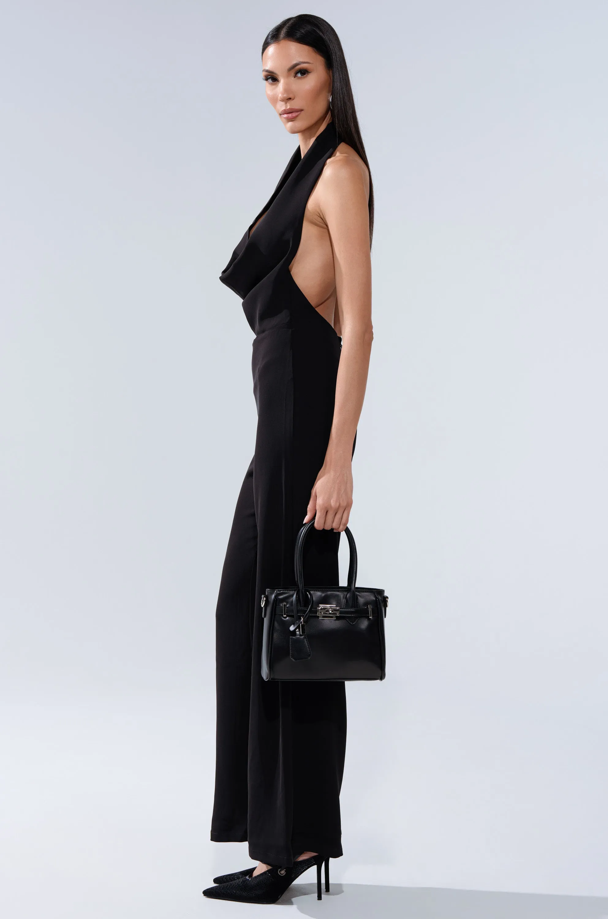 SLEEK AND CHIC JUMPSUIT sold by AKIRA product image thumbnail 3