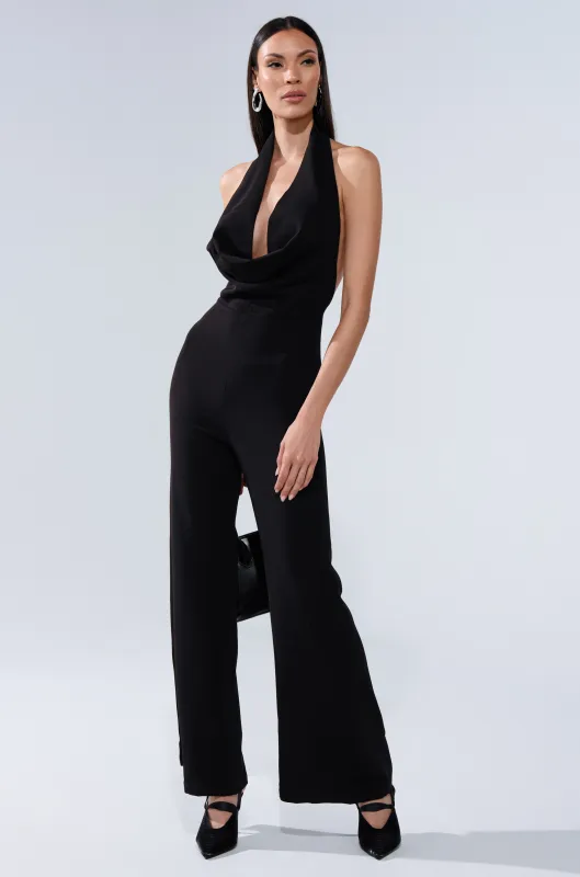 SLEEK AND CHIC JUMPSUIT sold by AKIRA