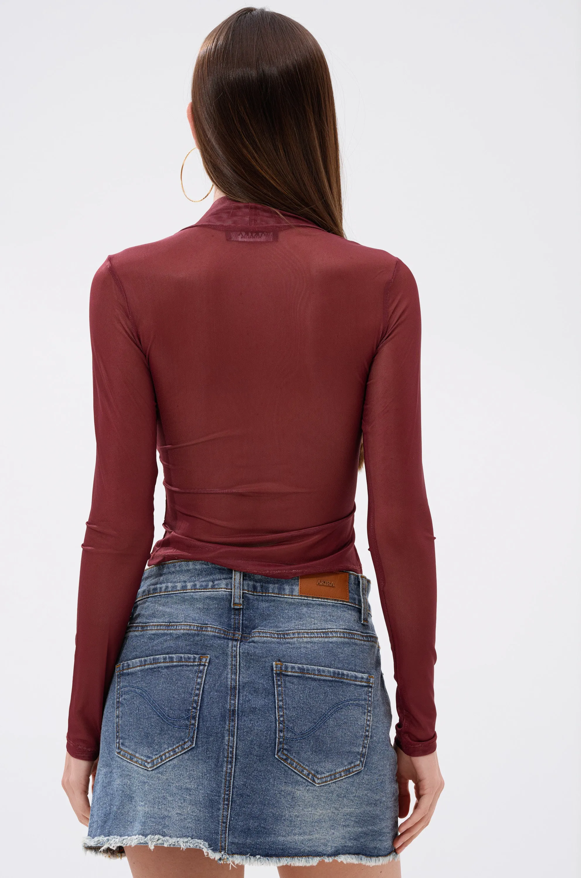SUNSHINE LOVER MESH LONG SLEEVE sold by AKIRA product image thumbnail 4