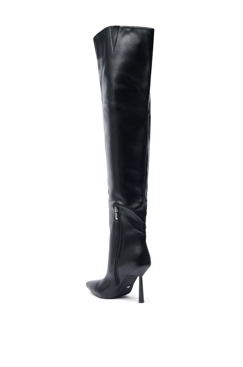 AZALEA WANG WYNNDY BLACK THIGH HIGH BOOT sold by AKIRA product image thumbnail 5