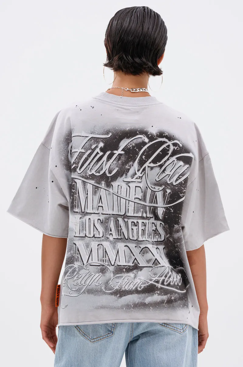 BOUNCE BACK OVERSIZED TEE sold by AKIRA product image thumbnail 4
