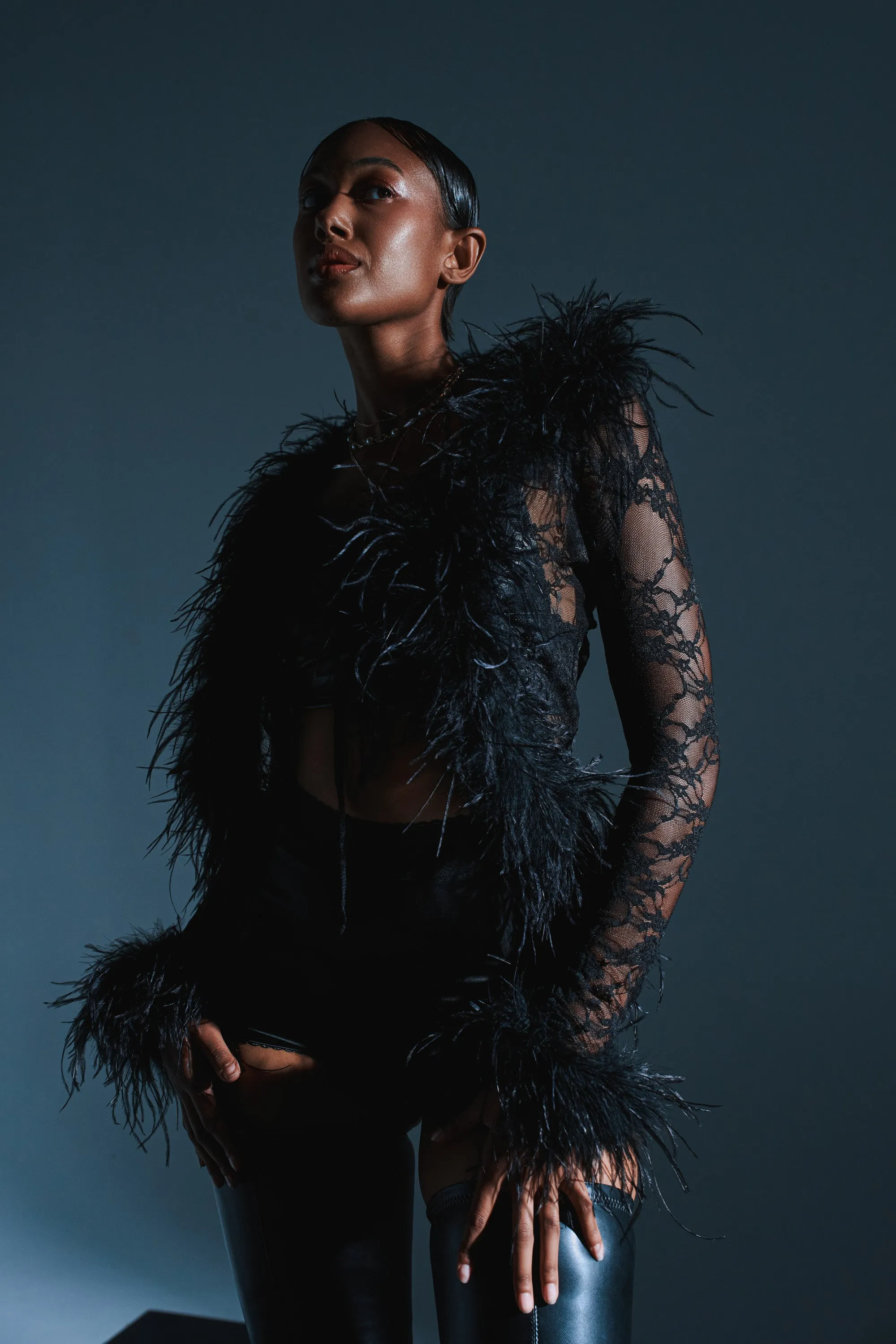 SEXY LACE BLOUSE sold by AKIRA