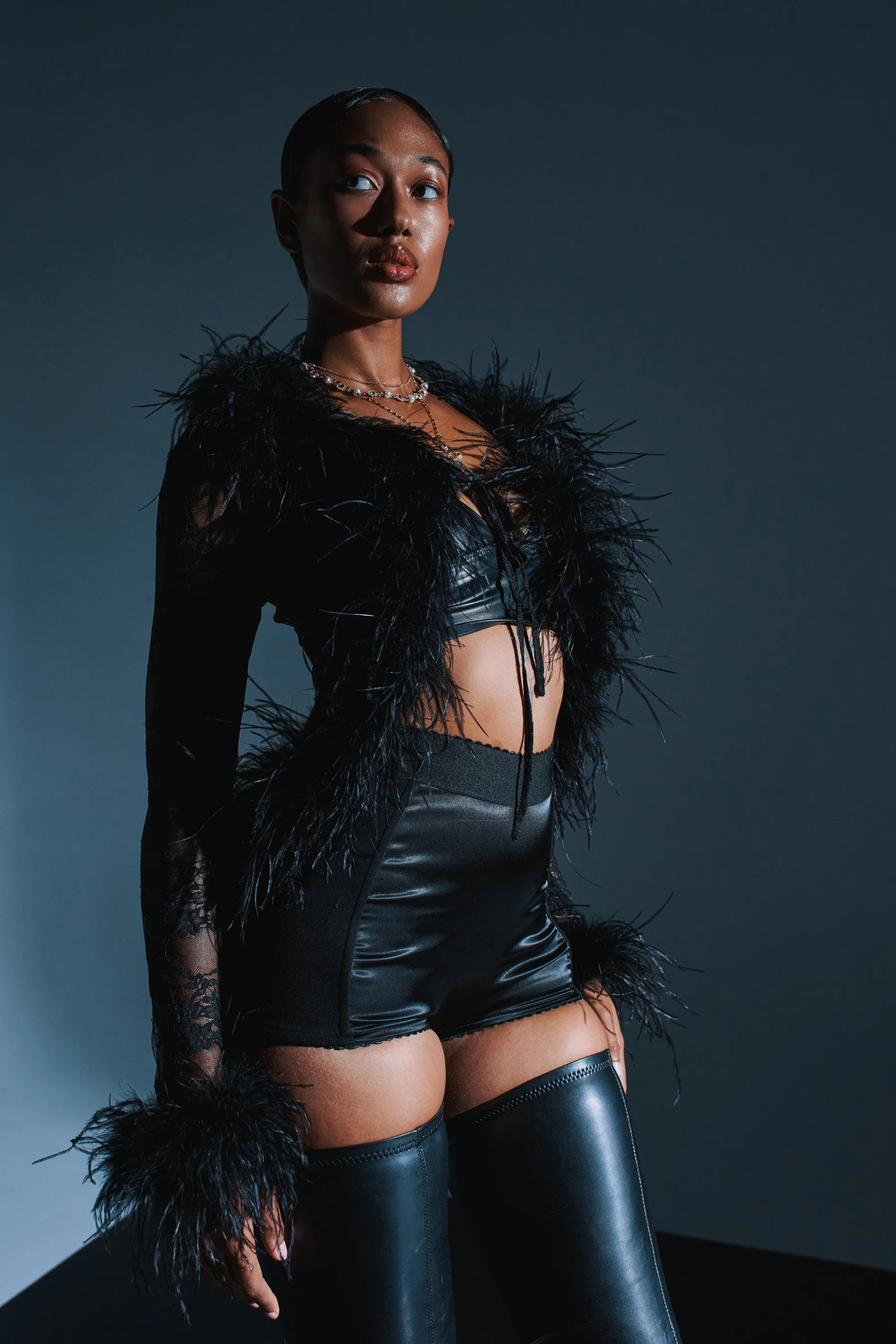 SEXY LACE BLOUSE sold by AKIRA product image thumbnail 2