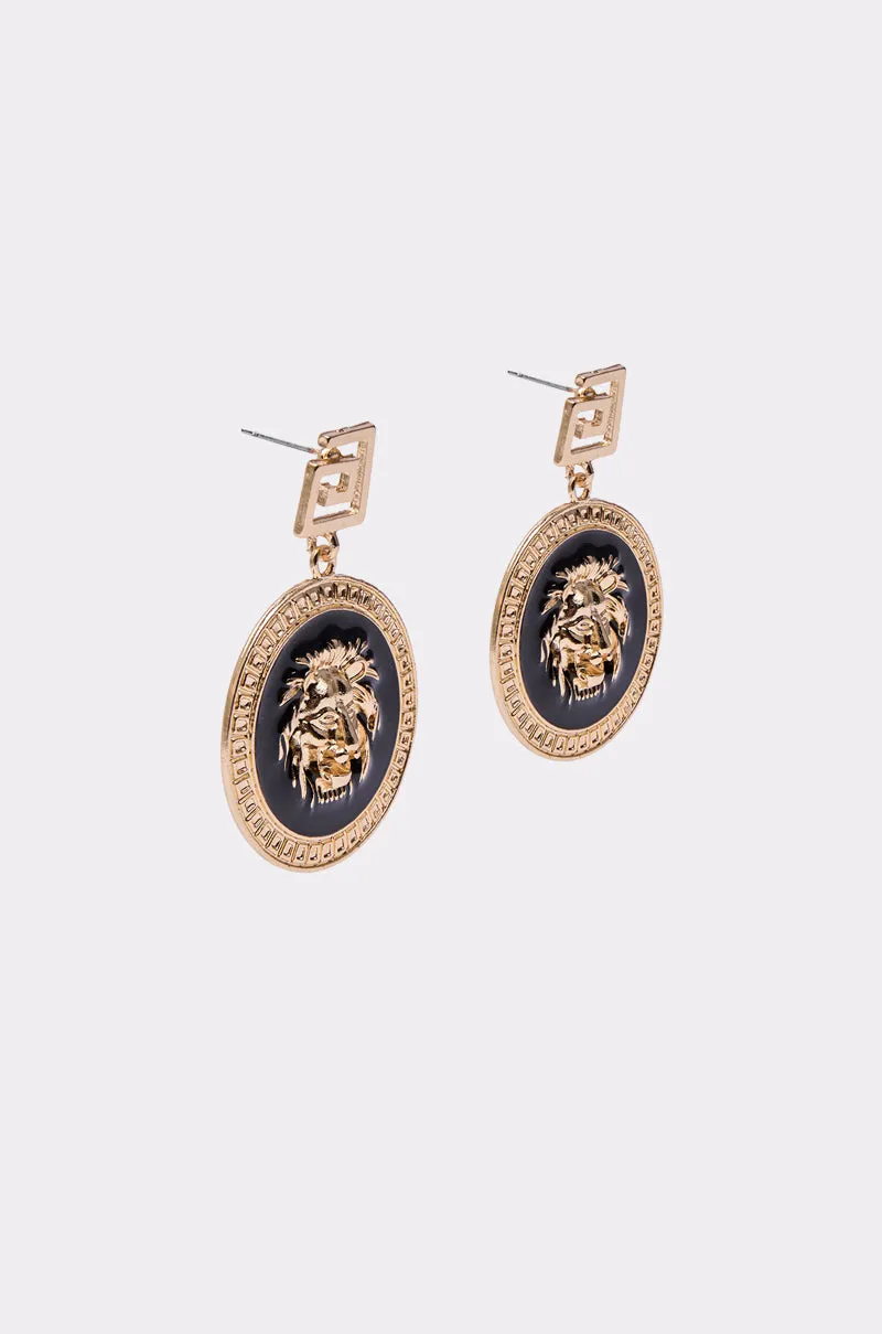 LION'S SHARE EARRING sold by AKIRA product image thumbnail 4