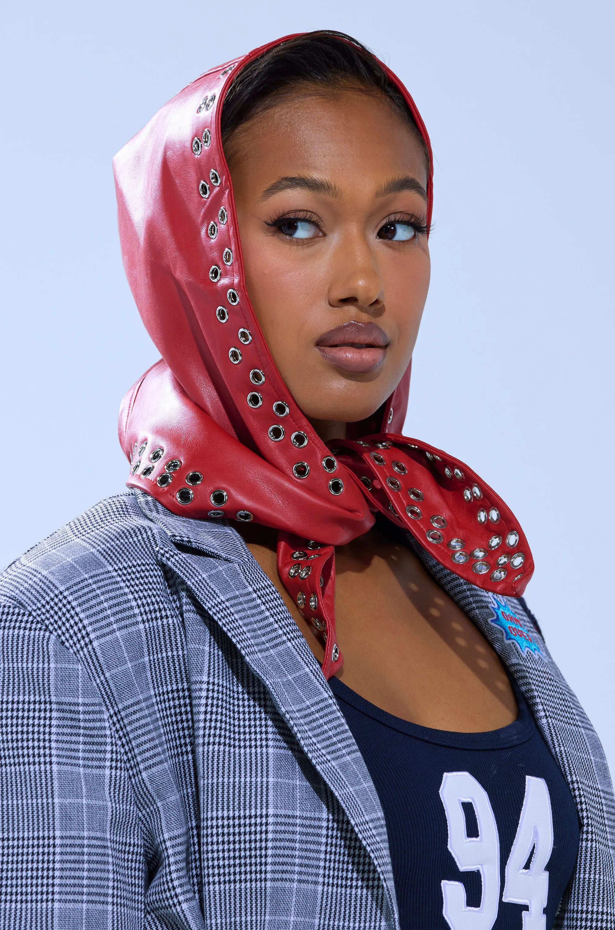 BUCKLE UP PU HEADSCARF sold by AKIRA product image thumbnail 4