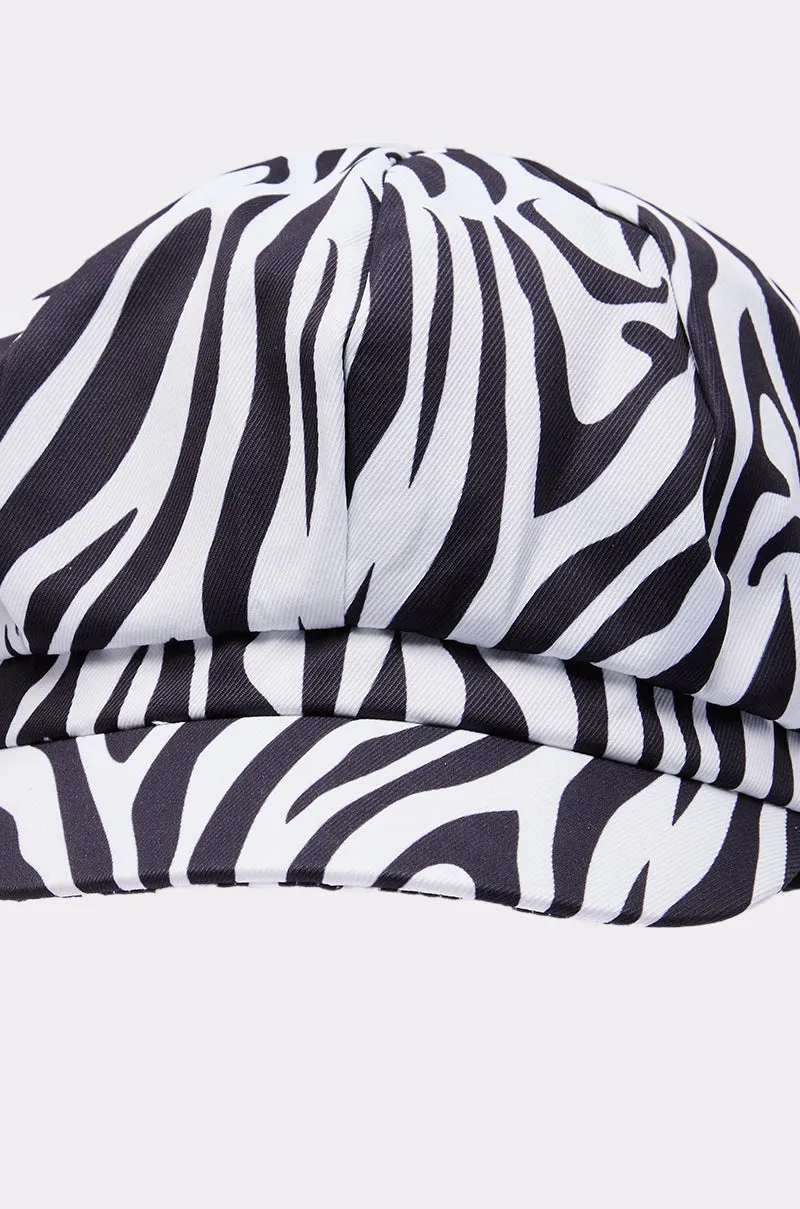 ZEBRA LUXE BRIM HAT sold by AKIRA product image thumbnail 5