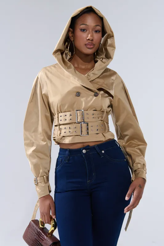 ON DUTY CROPPED JACKET sold by AKIRA