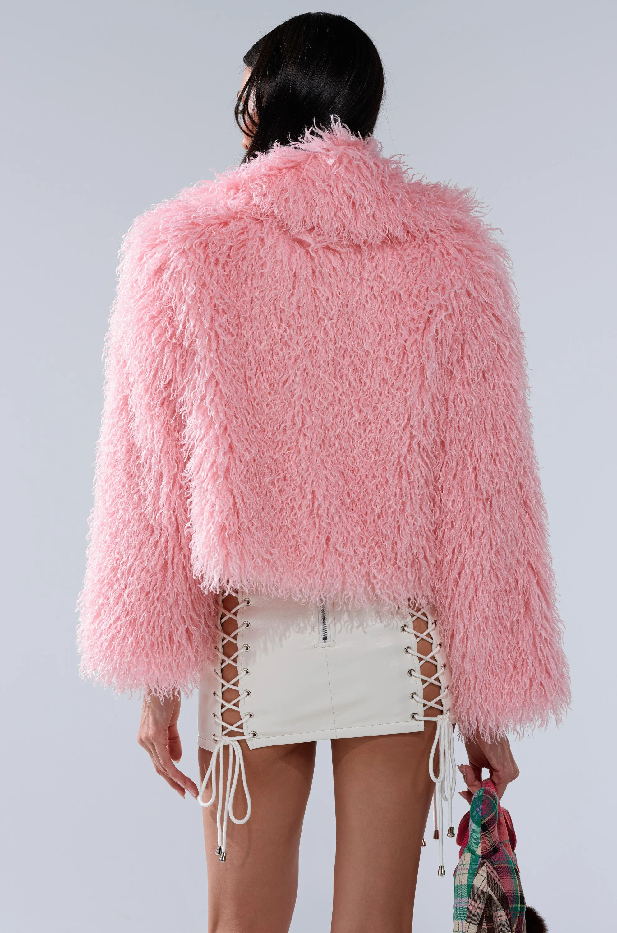 DIVINE FEMININE FAUX FUR COAT sold by AKIRA product image thumbnail 5