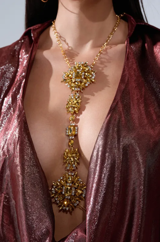 RIGHT IN BETWEEN BODY CHAIN sold by AKIRA