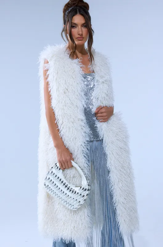 ANOTHER LANE MOHAIR VEST sold by AKIRA