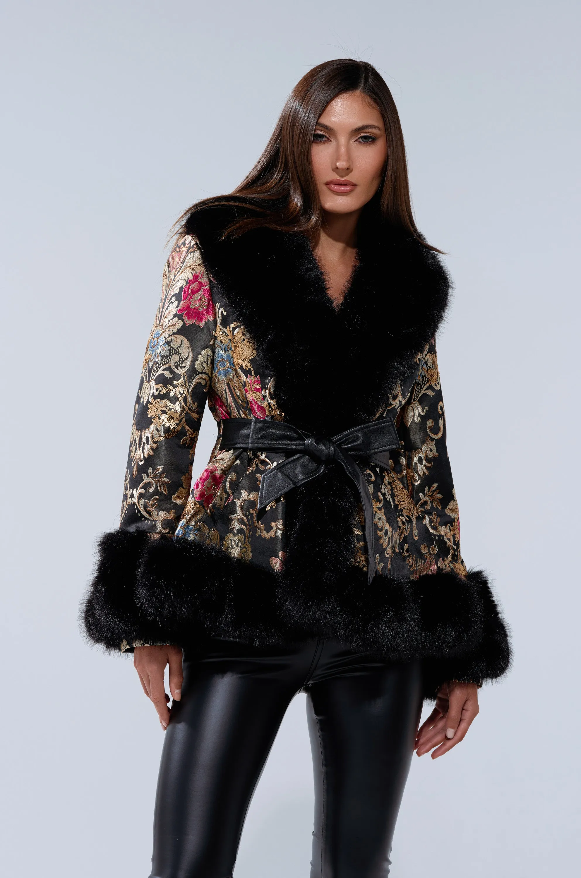 KENZY LUXE FUR TRIM MOTO sold by AKIRA product image thumbnail 3