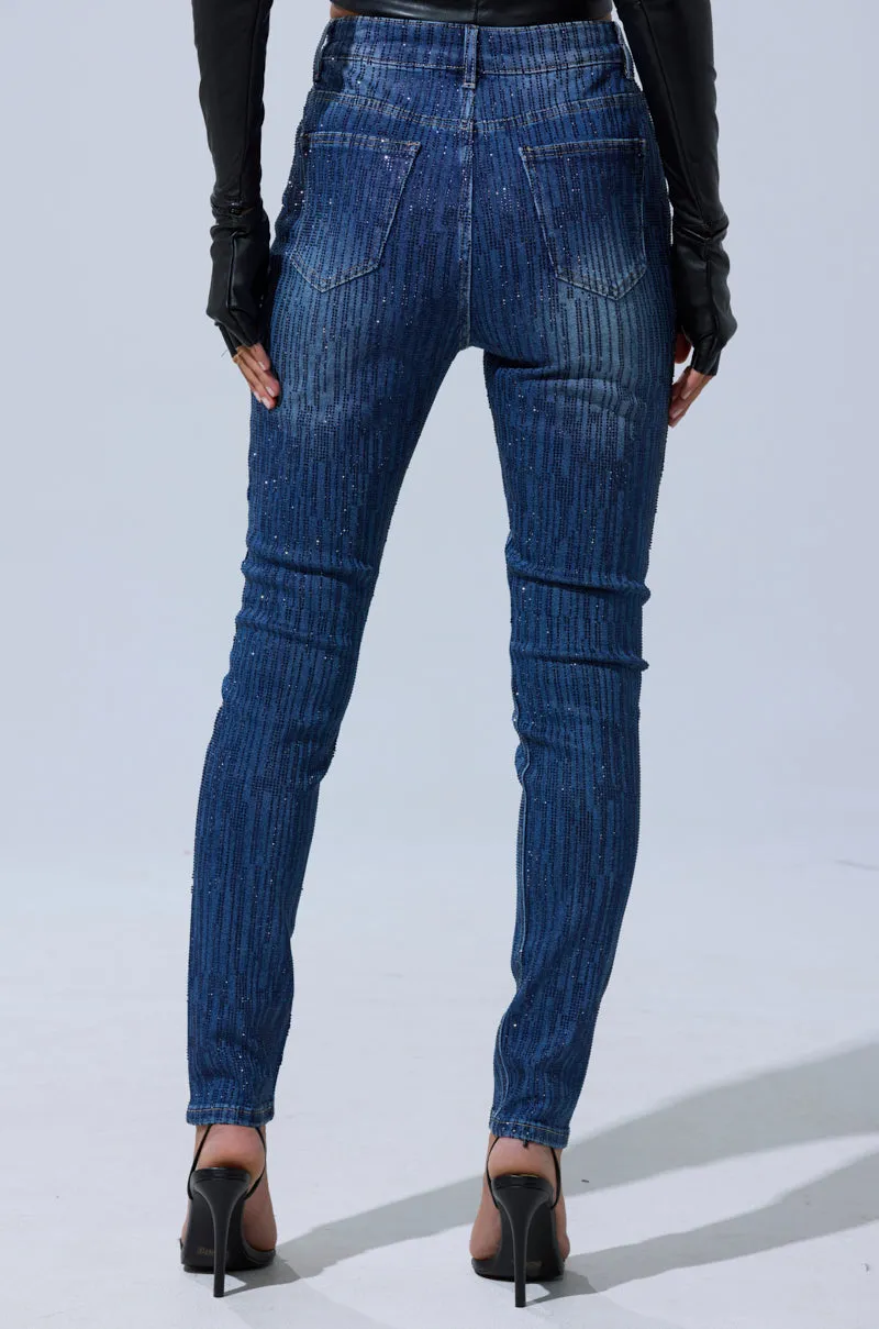 SHINING STAR RHINESTONE WIDE LEG PANT sold by AKIRA product image thumbnail 5