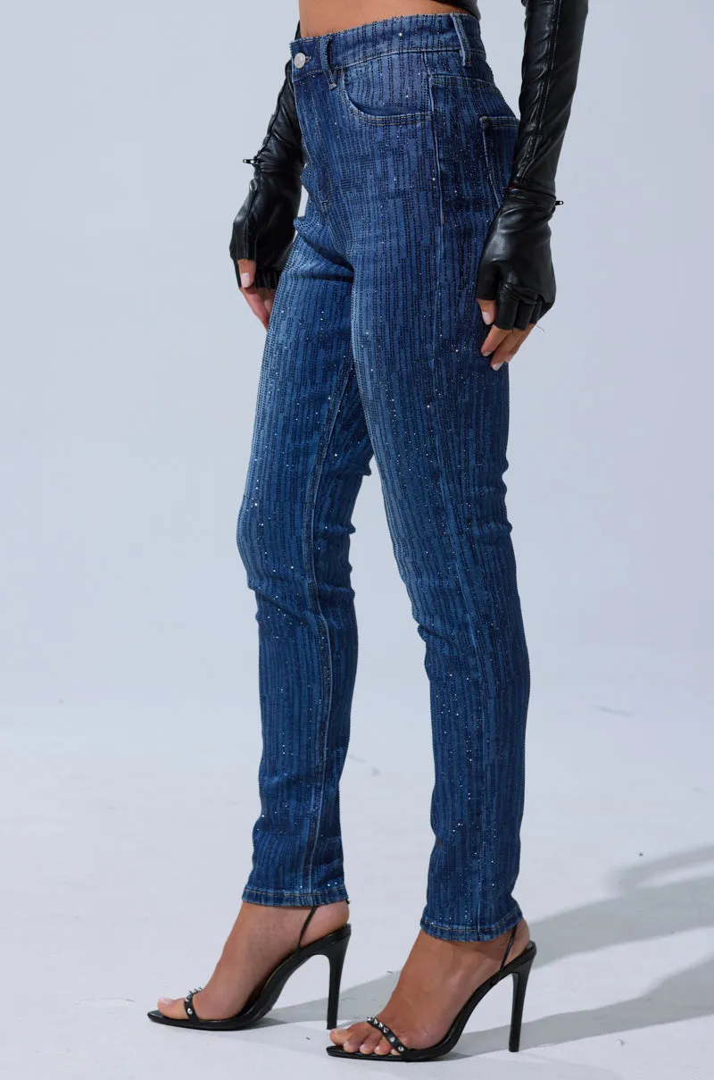 SHINING STAR RHINESTONE WIDE LEG PANT sold by AKIRA product image thumbnail 4