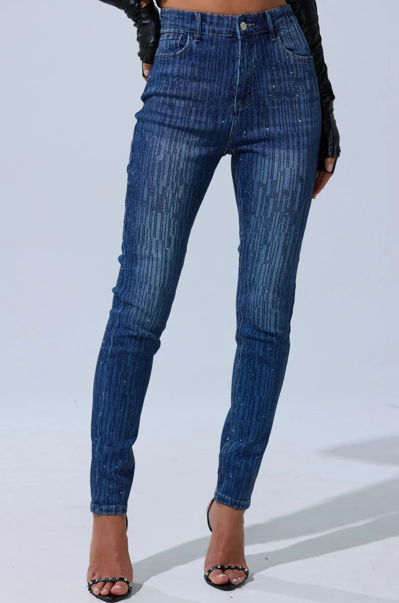 SHINING STAR RHINESTONE WIDE LEG PANT sold by AKIRA product image thumbnail 2