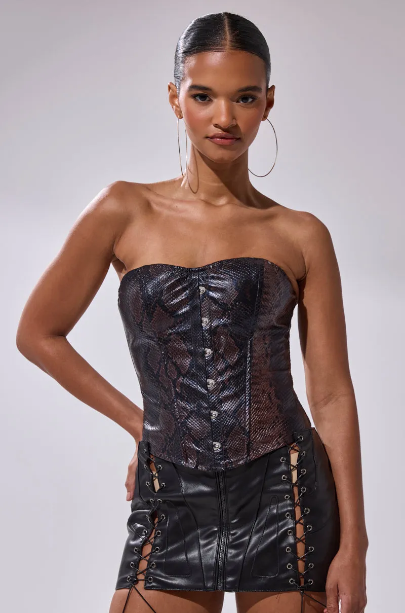 TIFFANY SNAKE CORSET sold by AKIRA product image thumbnail 2