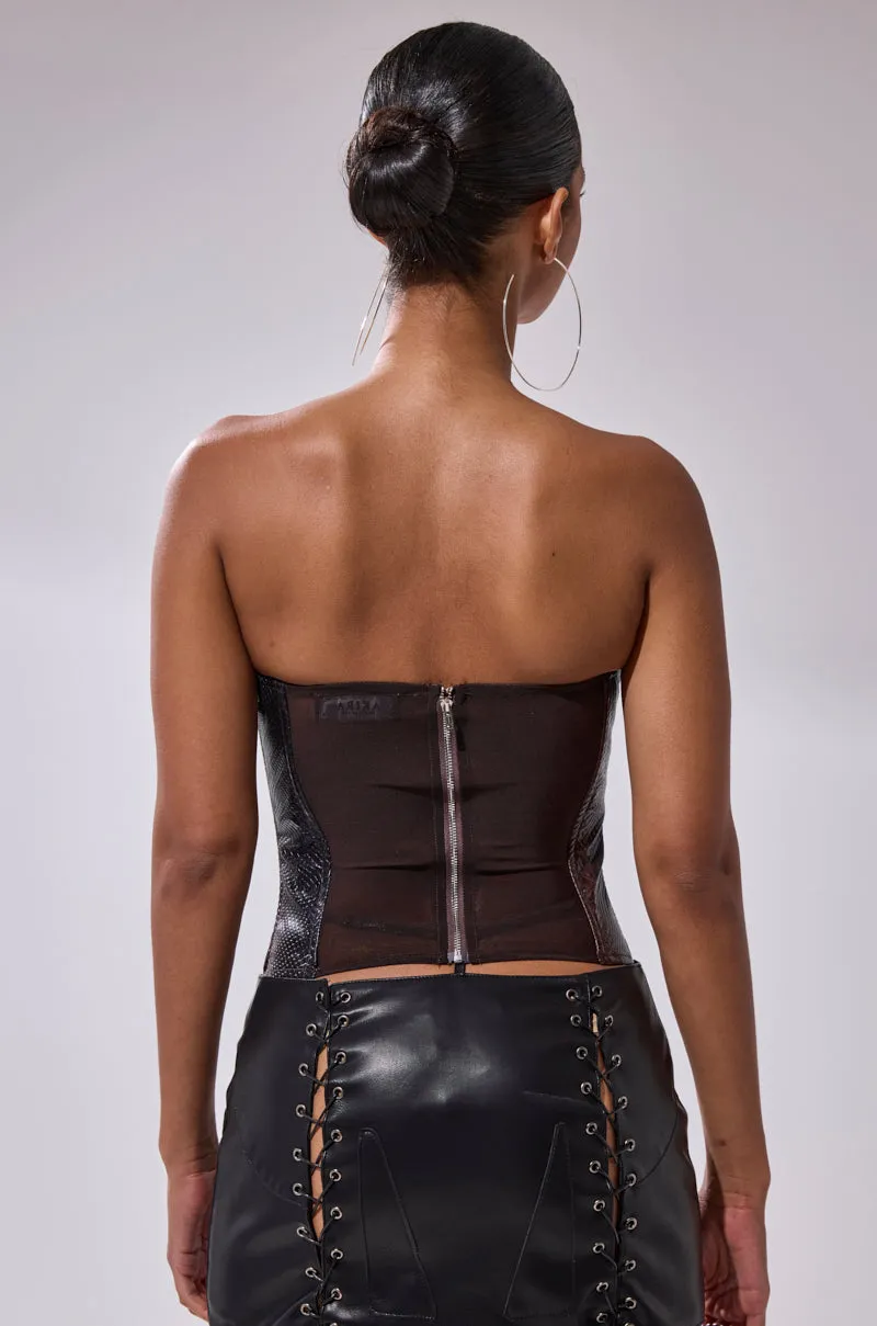 TIFFANY SNAKE CORSET sold by AKIRA product image thumbnail 4