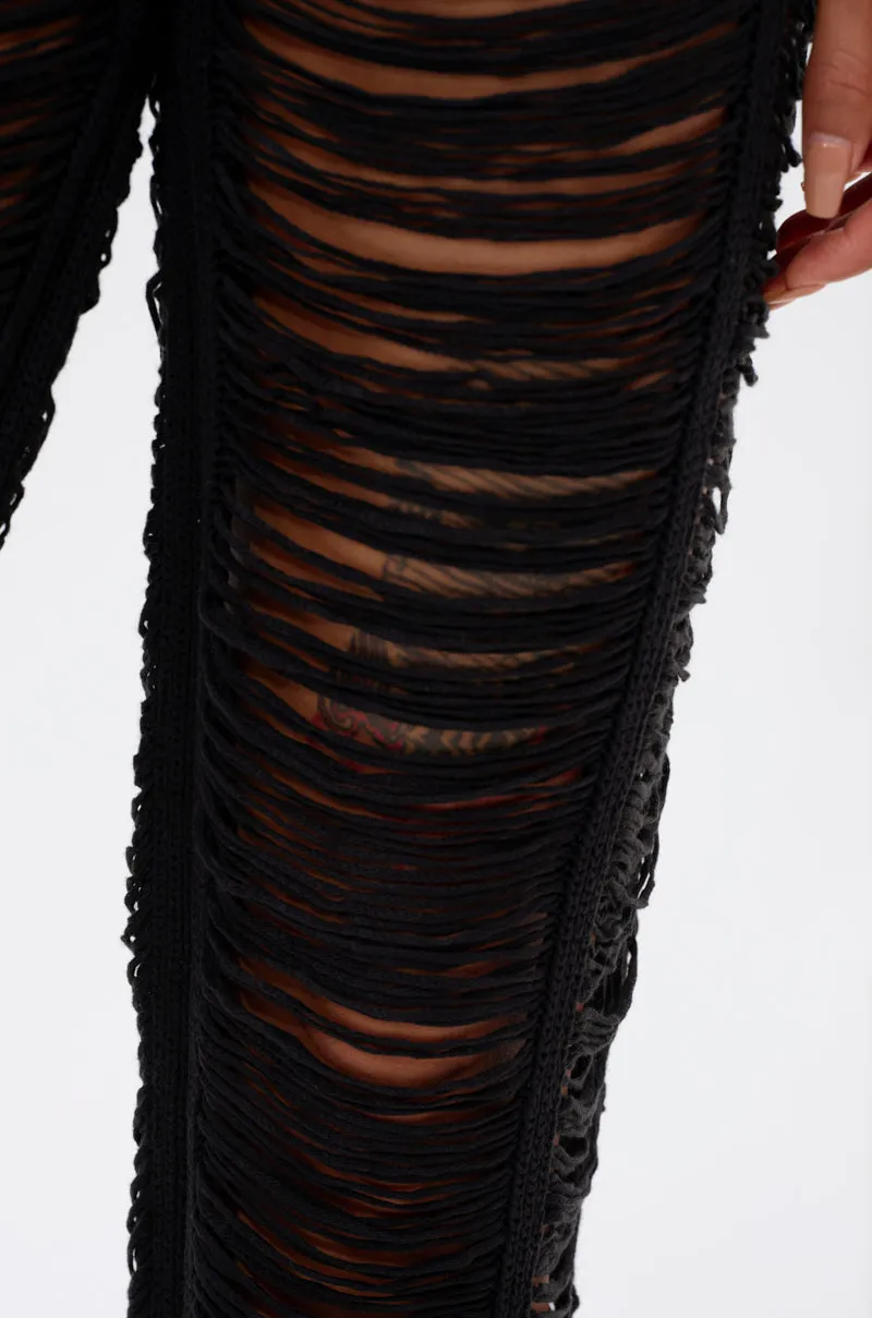 IT GIRL SHREDDED JUMPSUIT sold by AKIRA product image thumbnail 5