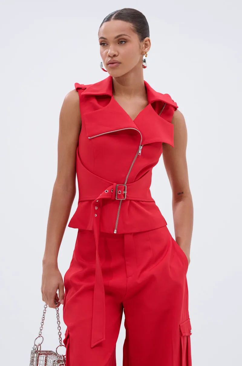 LAURA MOTO VEST sold by AKIRA product image thumbnail 3