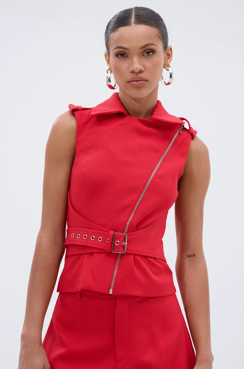 LAURA MOTO VEST sold by AKIRA product image thumbnail 2