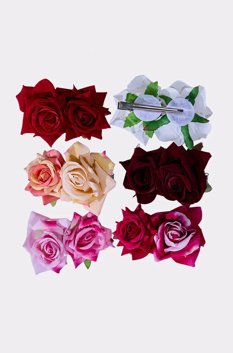 ROSES ARE RED HAIR CLIPS sold by AKIRA product image thumbnail 5