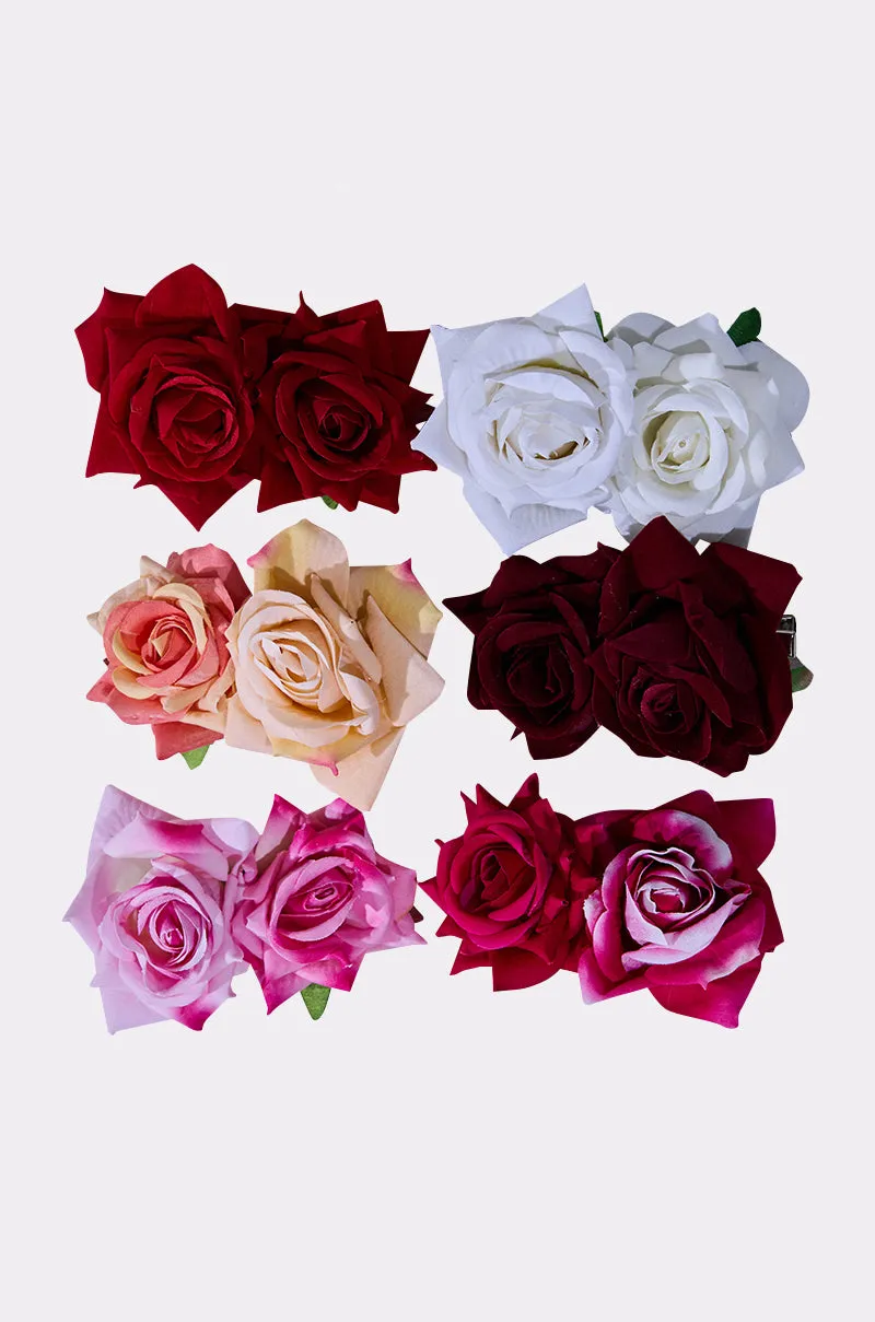 ROSES ARE RED HAIR CLIPS sold by AKIRA product image thumbnail 3