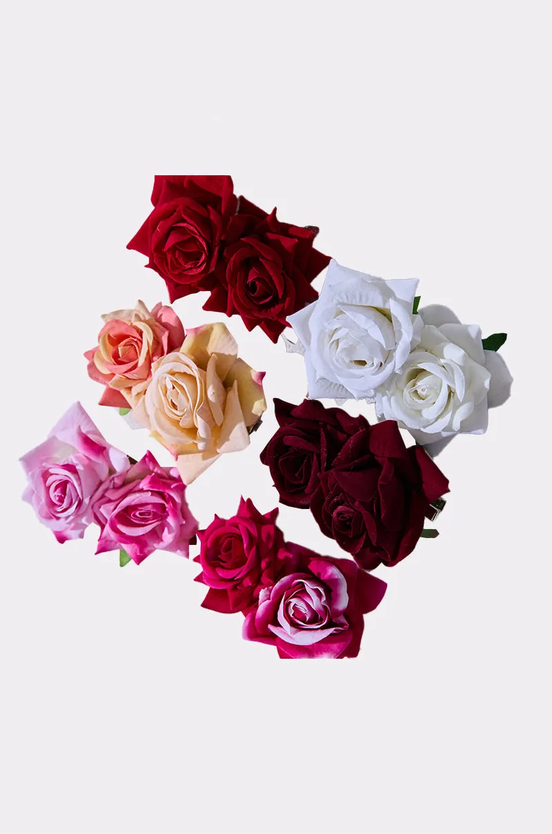 ROSES ARE RED HAIR CLIPS sold by AKIRA product image thumbnail 4