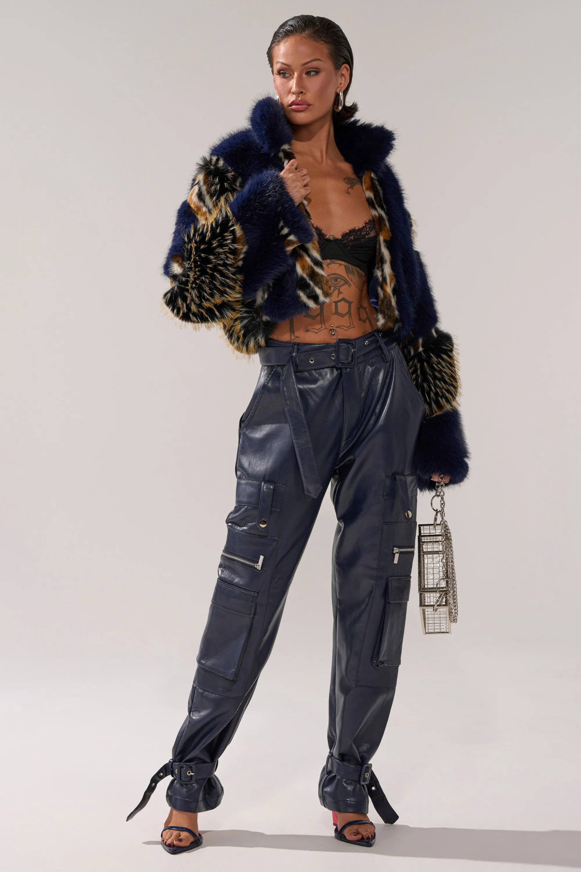 BUTTER LUXE PANTS IN NAVY sold by AKIRA