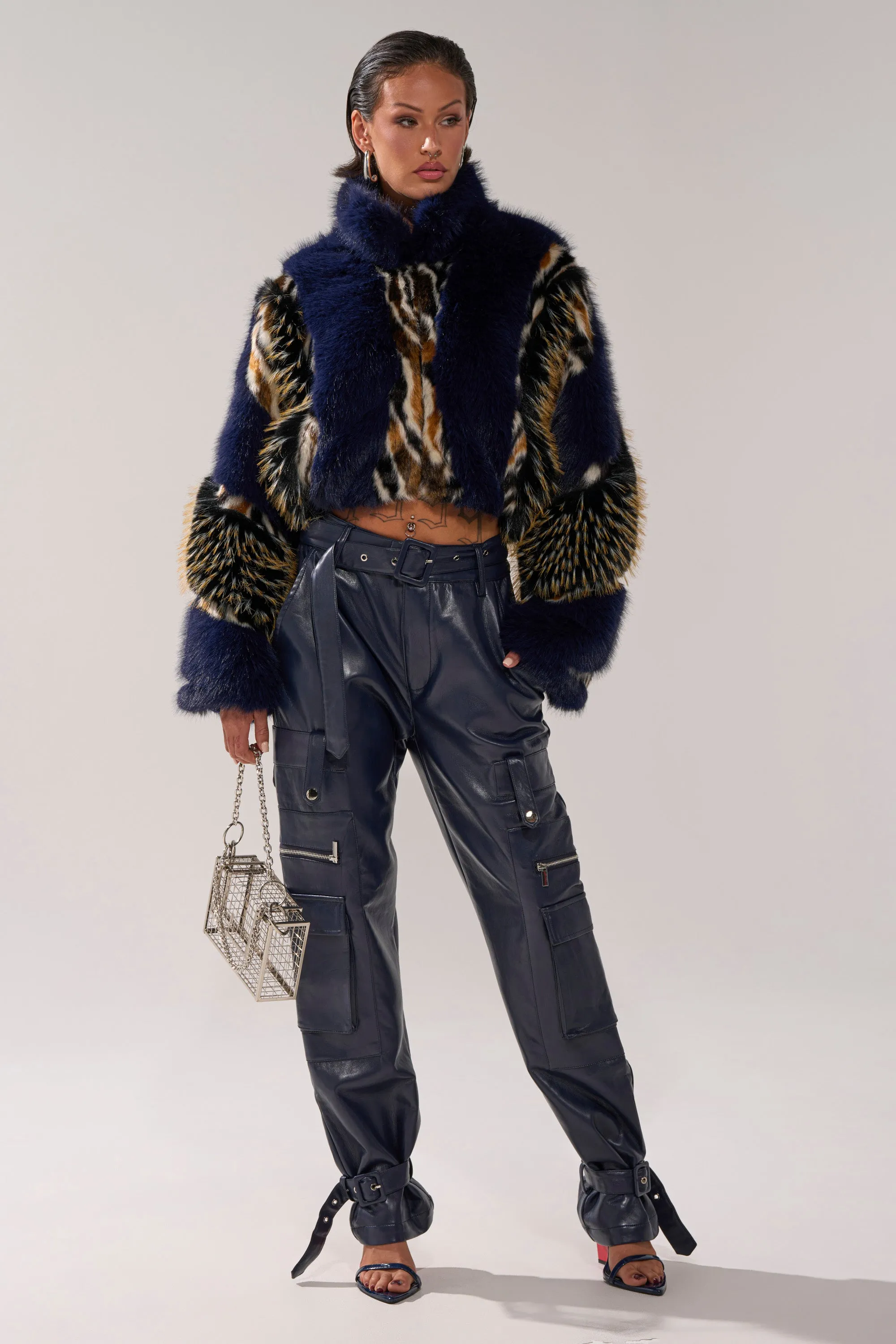 BUTTER LUXE PANTS IN NAVY sold by AKIRA product image thumbnail 5