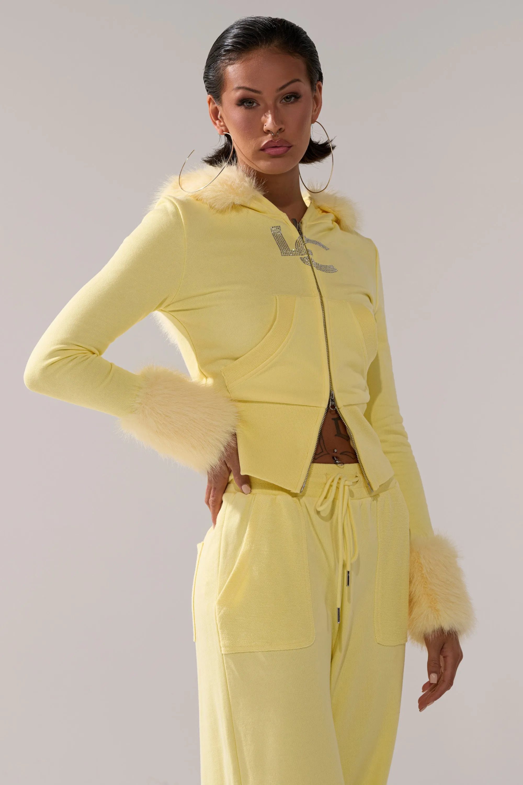 BUTTERFINGER ZIP UP SWEATSHIRT sold by AKIRA product image thumbnail 2