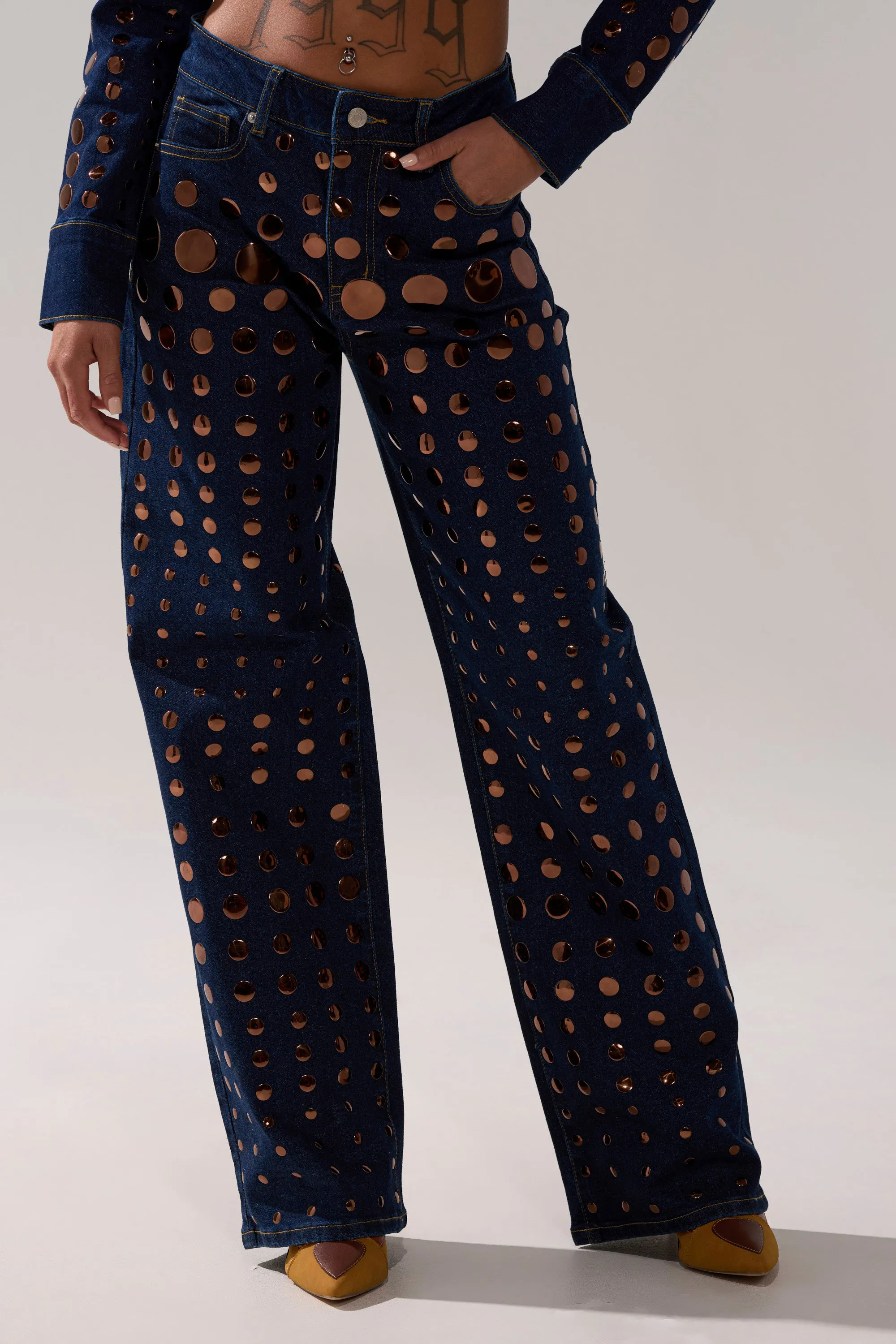 DISCO BABE RELAXED DENIM sold by AKIRA product image thumbnail 2