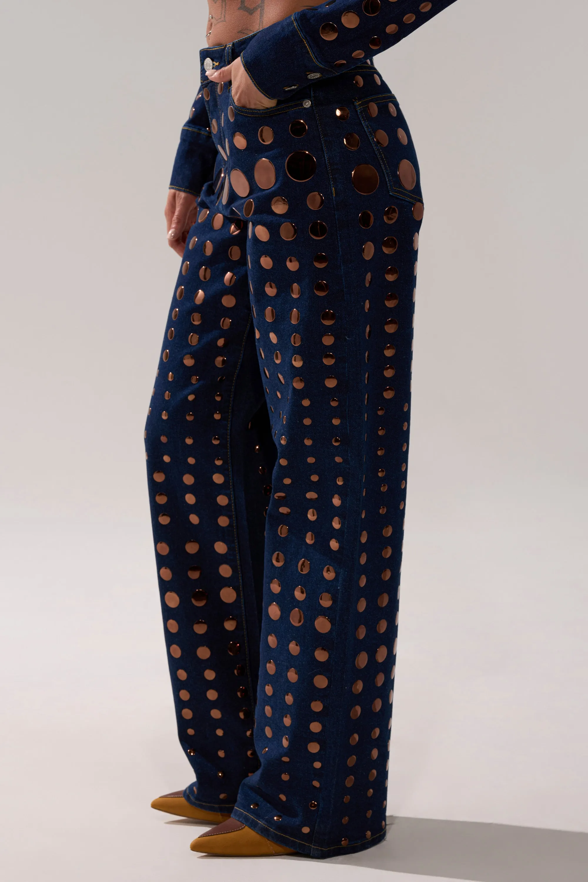 DISCO BABE RELAXED DENIM sold by AKIRA product image thumbnail 4