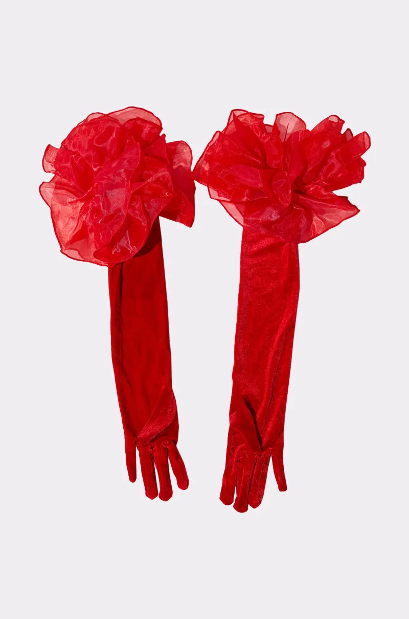 AT THE GALA VELVET GLOVES sold by AKIRA product image thumbnail 3