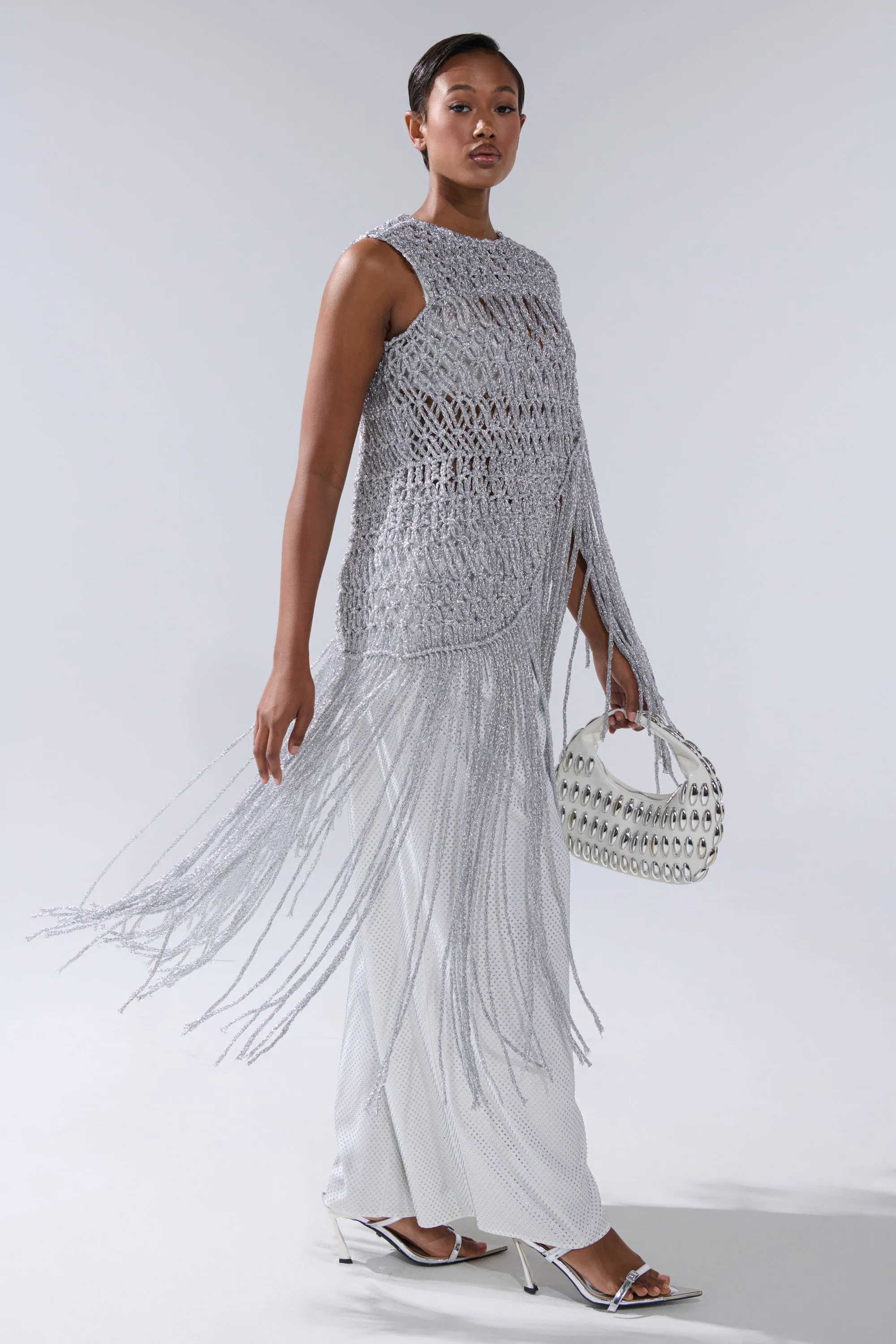 UNDRESS FRINGE BLOUSE sold by AKIRA product image thumbnail 5