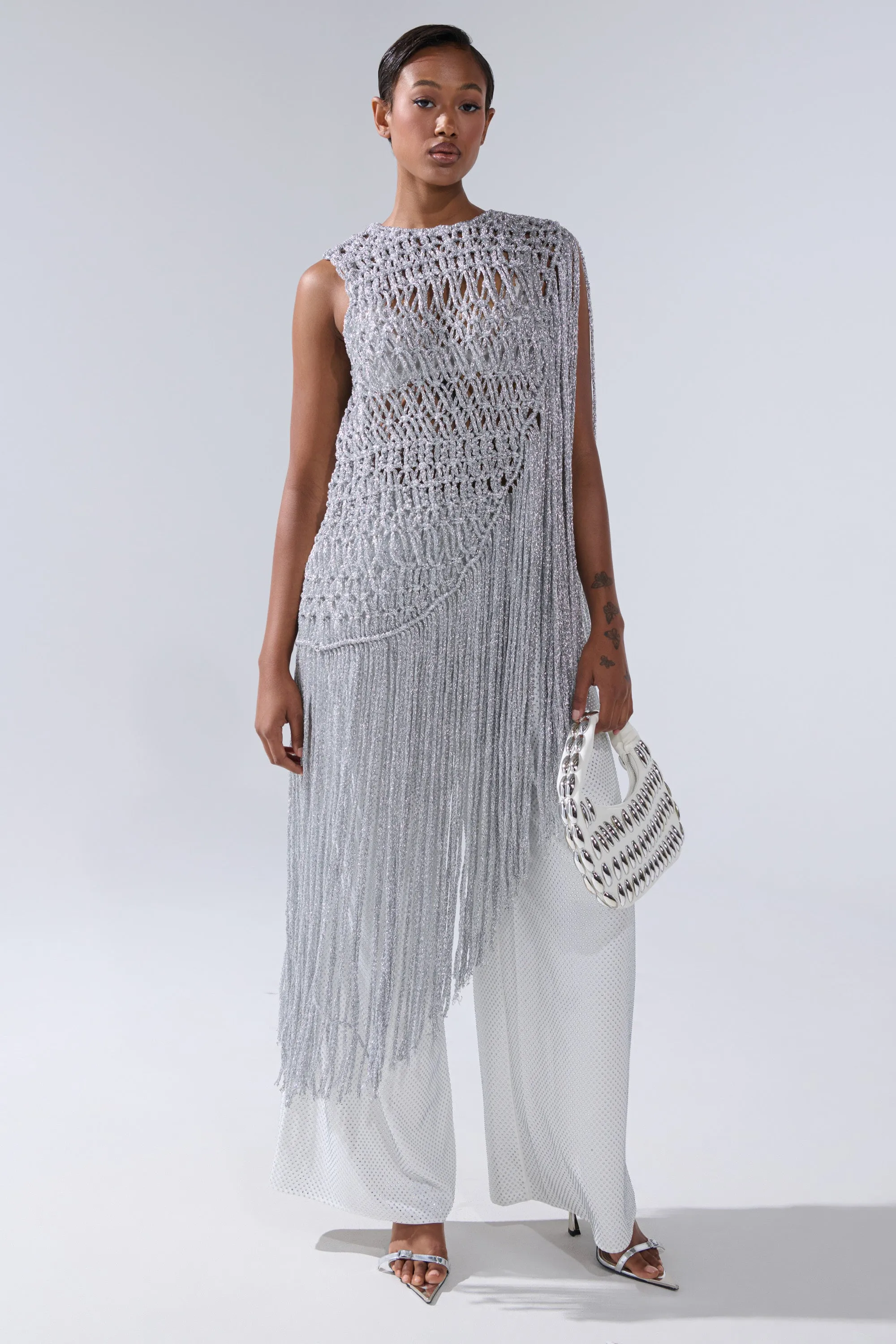 UNDRESS FRINGE BLOUSE sold by AKIRA product image thumbnail 2