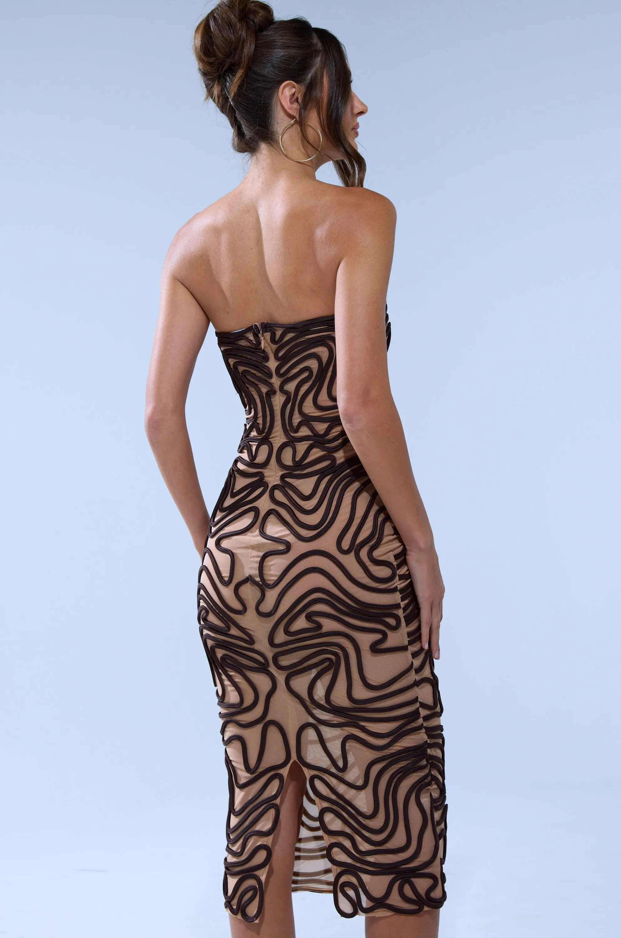 OUT OF THIS WORLD MIDI DRESS sold by AKIRA product image thumbnail 5
