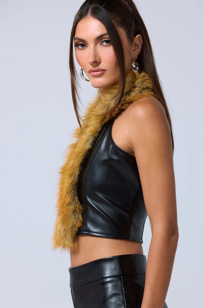 DONT TOUCH FUR BRALETTE sold by AKIRA product image thumbnail 4