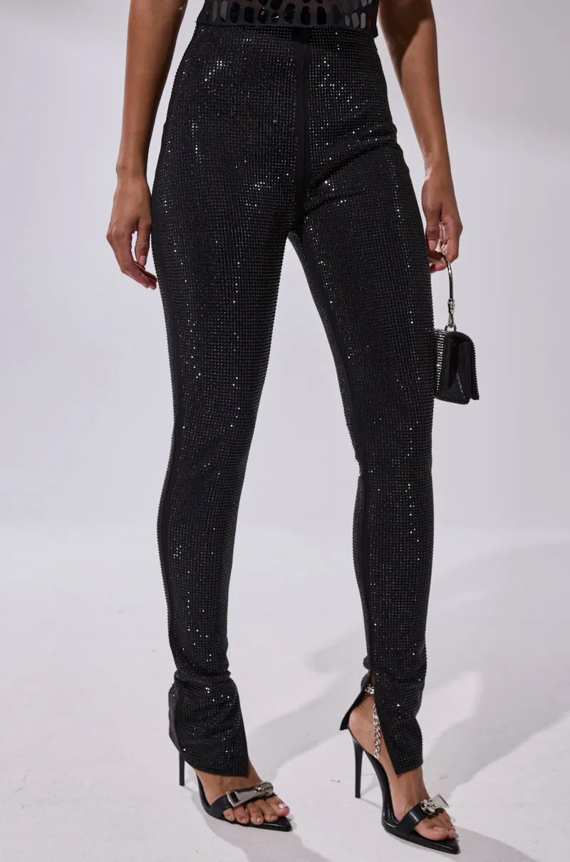 SPARKLE QUEEN RHINESTONE LEGGING sold by AKIRA product image thumbnail 2